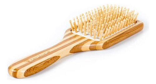 Escova Raquete De Bambu Para Cabelos Quadrada - Orgânica