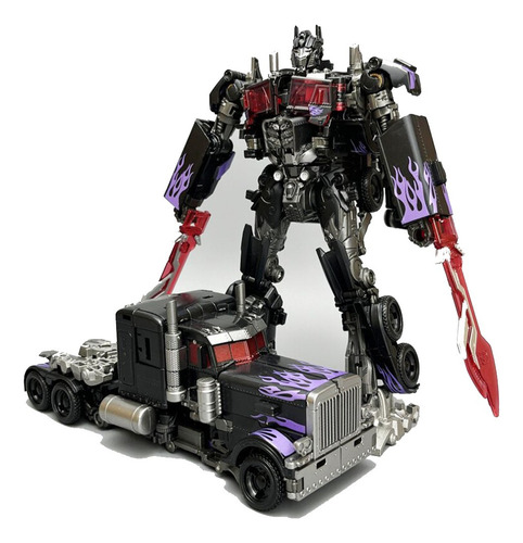Nuevo Coche Miniatura Oscuro Y Deformable De Transformers Op