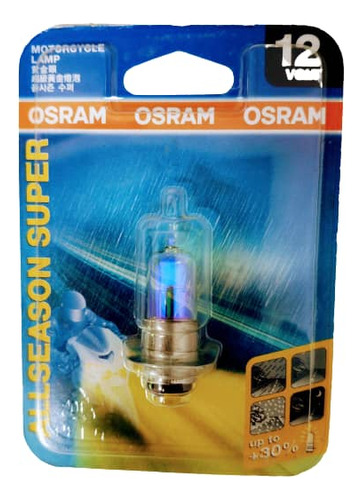 Bombillo 2contacto Marca Osram Luz Amarilla Allseason Súper