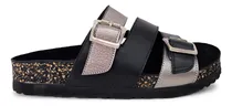 Comprar Sandalias Mujer Zuecos De Cuero Hebillas Livianos Urbanos