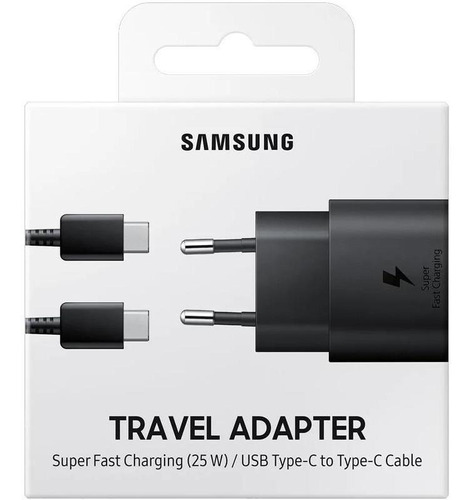 Carregador Turbo Samsung 25w Galaxy Note 10+ Plus Tipo-c