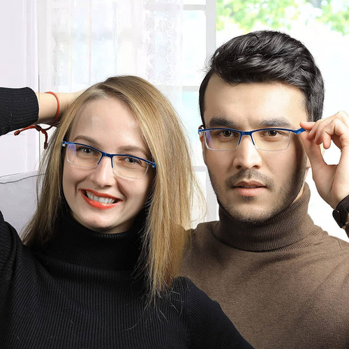 Luff 4pcs Anti-blue-ray Reading Glasses Portable Ultra-light