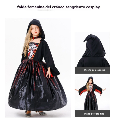 Ropa De Niña Bruja Infantil De Halloween Cosplay