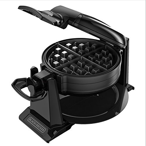 Black+decker Máquina De Waffles Giratoria Wmd200b, Negro