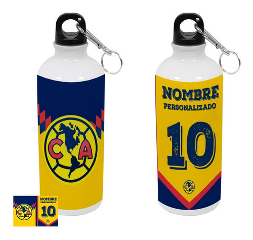 Termo Botella Deportiva Club America Personalizado