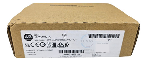 Allen Bradley 1762-ow16 Relay Salida (original)***