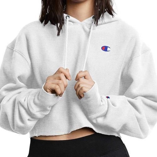 Champion Sweater Cropped Reverse Weave Hoodie 100% Original