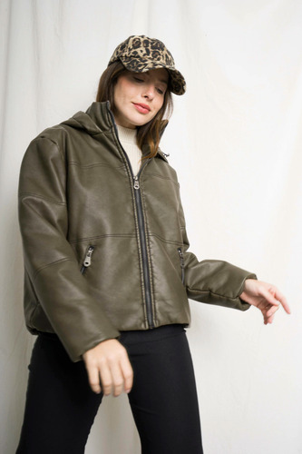 Campera Puffer Importada Mujer Benka Amazonia Capucha