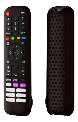 Estuche Forro Funda Silicona Para Control Smart Tv Hisense