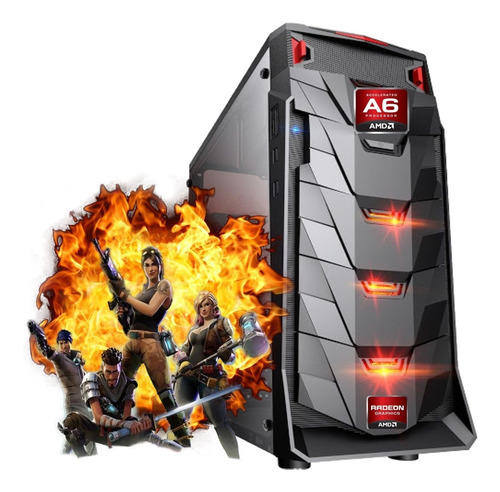Imagem 1 de 2 de Cpu Gamer Barata Amd A6 7480 8gb Ssd 240 Video Radeon R5 2gb