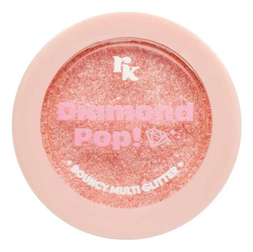 Glitter Multifuncional Diamond Pop Rk Rose Shine Bg02b 3,5g