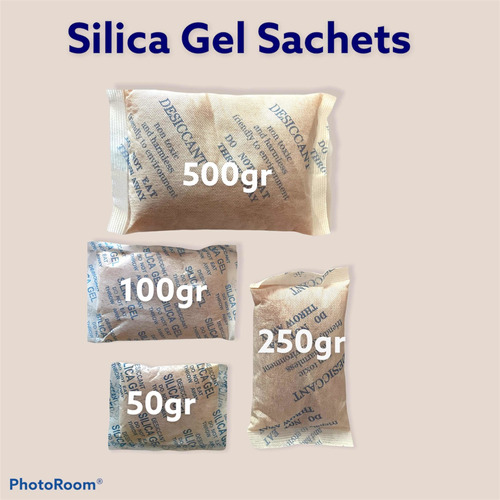 20 Kg Silica Gel Naranja Sachet  50g,100g,250g,500g + Iva