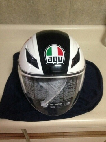 Imagen 3 de 6 de Casco Agv Modelo Blade Blanco,rojo,negro Talla Xl Nuevo