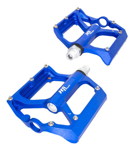 Pedales Para Bicicleta Bmx 1/2 Azul Alnc-825 Hs