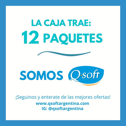 Toallitas Desmaquillantes Q-soft Hidratantes (12 Paquetes)