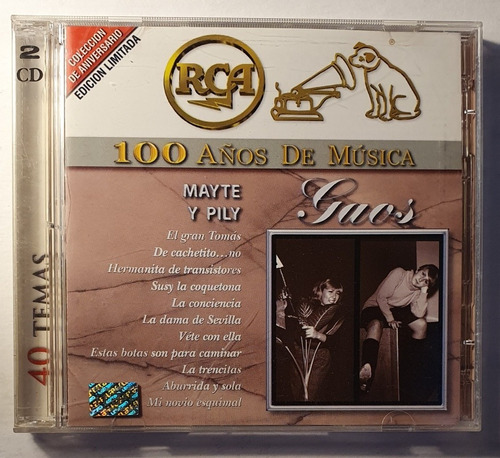 Cd Mayte Y Pily Gaos + 2 Cds + 100 Años De Musica R C A