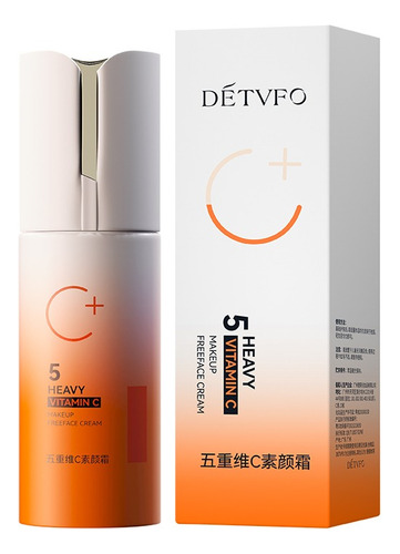 Crema Vitamina C 5x Rostro Luminoso Hidratación 50g Todo Tipo De Piel Día