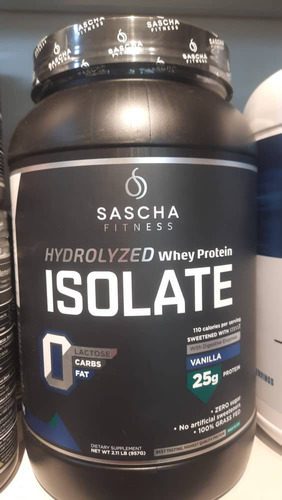 Sascha Fitness Hydrolyzed Isolate Suplemento Alimenticio