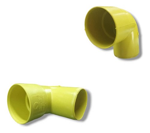 Codo 2x90 Pvc Norma Amarillo (aguas Negras)precio X 2 Unidad