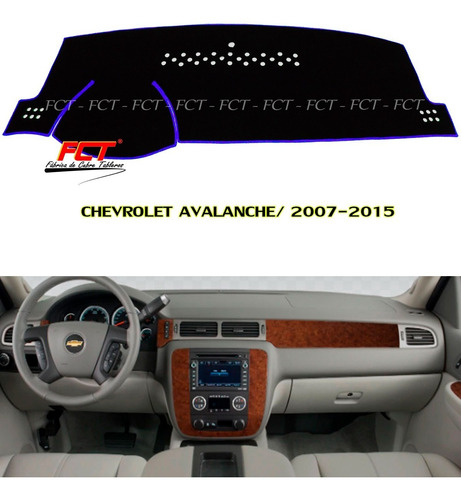 Cubre Tablero Chevrolet Avalanche 2007 2009 2012 2013 2015 