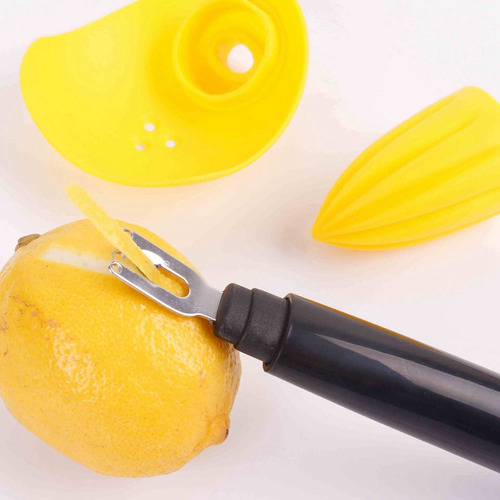 Exprimidor De Jugo De Naranja Y Limón, De Plástico, Práctico