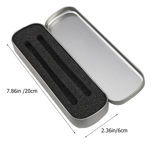 Estuche Metálico Para Lápices, 3 Unidades, Caja De Transport