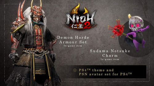 Nioh 2 Juego Fisico Playstation 4 Ps4 Nuevo Sellado!