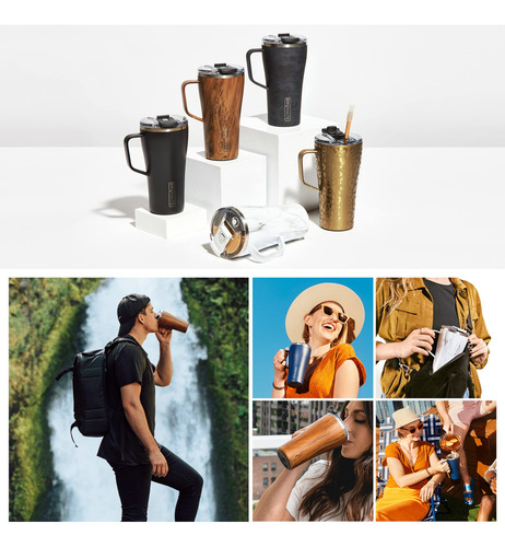 Juego De Tazas De Café Brümate Toddy De 650 Ml, 100% A Prueb