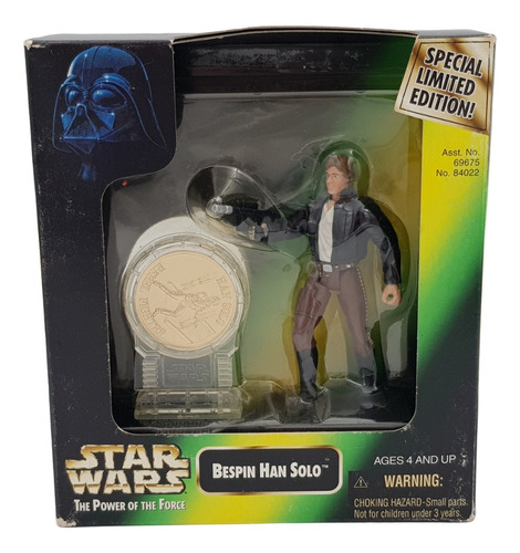 Figura Star Wars Han Solo C Moneda Kenner 1997 Caja Detalles