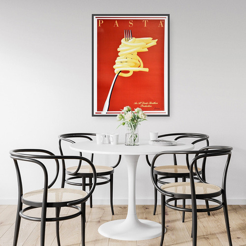 Set Mesa Tulip + 4 Sillon Thonet Comedor - Alto Impacto
