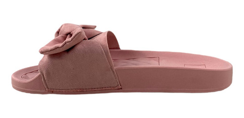 Imagem 4 de 7 de Sandália Chinelo Feminino Slide Moleca Laço