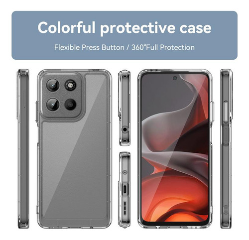 Funda De Acrílico Y Tpu Para Motorola Moto E15 Para Motorola