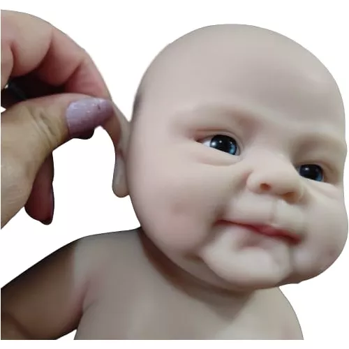 Bebê Reborn Silicone Sólido Completo Realista Macia