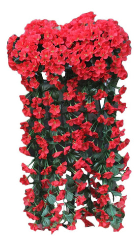 Flor Colgante, Flores Artificiales, Violeta, Pared, Glicina,