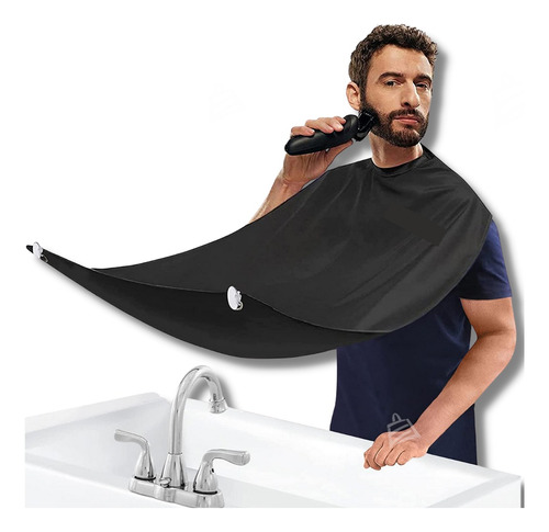 Capa Barba Recoge Pelo Delantal De Barberia Para Baño