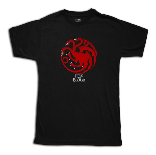 Remera Targaryen Game Of Thrones Fire And Blood Dragon Talle