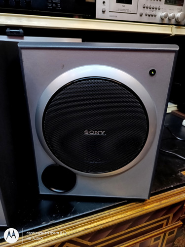 Bafle Subwoofer Activo Sony Muteki Sa-wp1500 165watt Hbaudio Gris Oscuro (Usado)