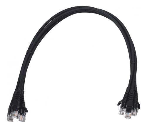 Linkmade 4un 50cm Cat6 Negro Lszh Cable Patch Inyectado 4x0