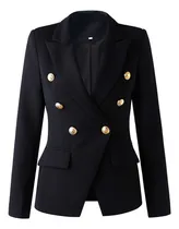 Comprar Blazer Dupla Abotoadura Botões Dourados Inspirado Grife