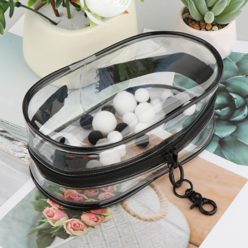 Bolsa Transparente Para Exhibición De Figuras Con Llavero,