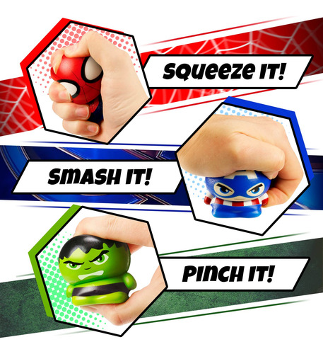 Bolas De Espuma Ja-ru Marvel Avengers & Spiderman Para Niños