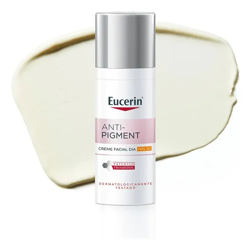 EUCERIN Creme Facial Antimanchas Dia FPS 30 50ml, Anti-Pigment, Clareador, Thiamidol, Diurno