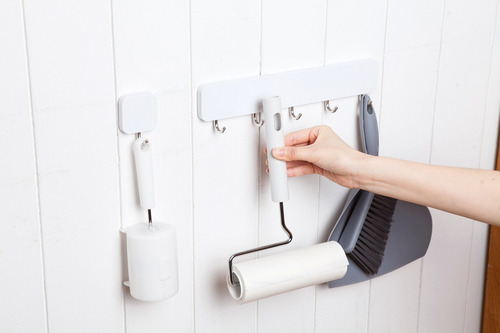 Imagen 2 de 6 de Perchero Wall Pocket 270985 5 Ganchos Blanco