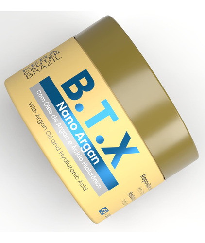 Btx Botox Nano Argan Kera Cauter Brazil Creme Tratam 300ml