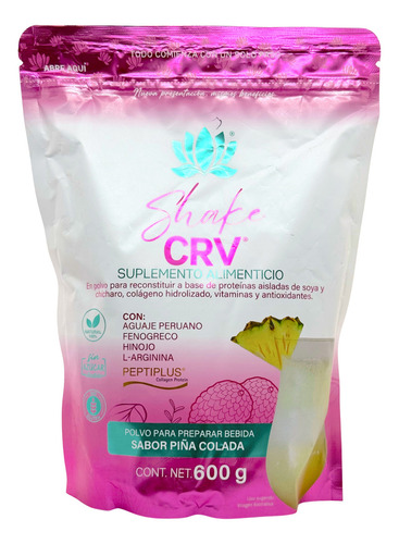 Pure Duo Curves Crv 60 Caps Shake Crv Piña Colada 600 G Pure