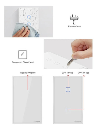 Sonoff T2 Interruptor Wifi Rf 3 Botones Ewelink Alexa Google