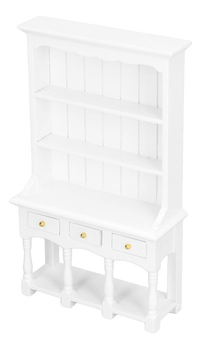 Librería Tipo Casa De Muñecas, Modelo 1:12, Estantería De Ma