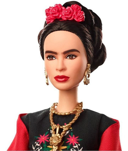Imagem 3 de 11 de Barbie Série Collector Mulheres Insp. Frida Kahlo Mattel Ms