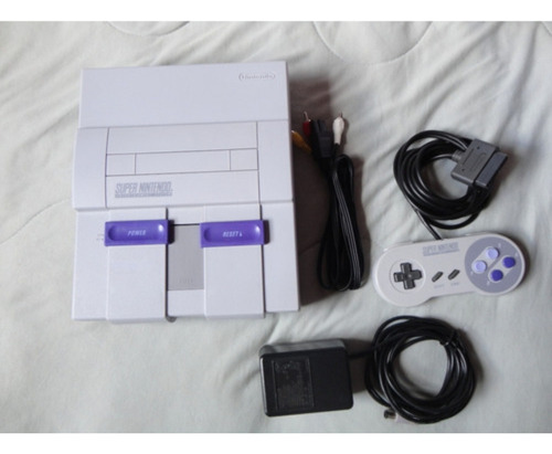 Game..super..nintendo..completo..+..1..controle..original,,