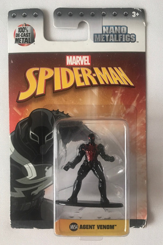 Agent Venom Mv54 Marvel Spiderman Nano Metalfigs 4.5cms Ruz (Usado)